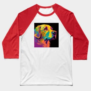 Stoic Golden Retriever Baseball T-Shirt